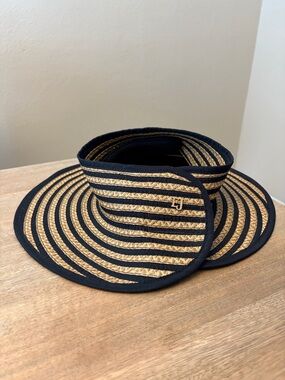 Eric Javits Brooke Visor - Wide brim straw hat